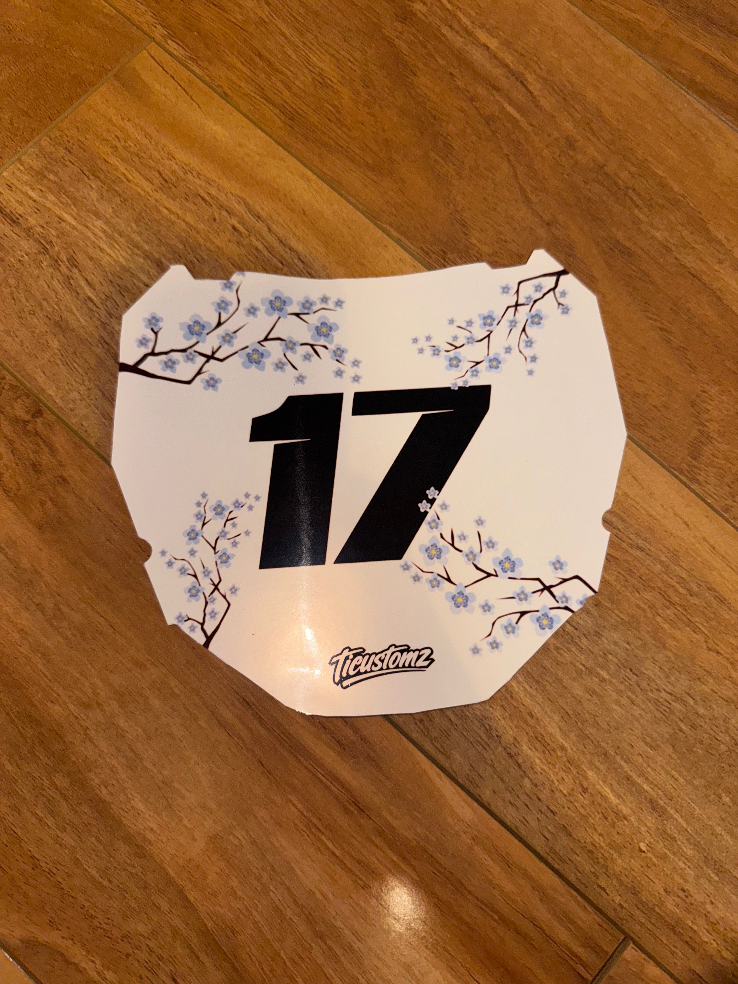 Odi cherry blossoms decal