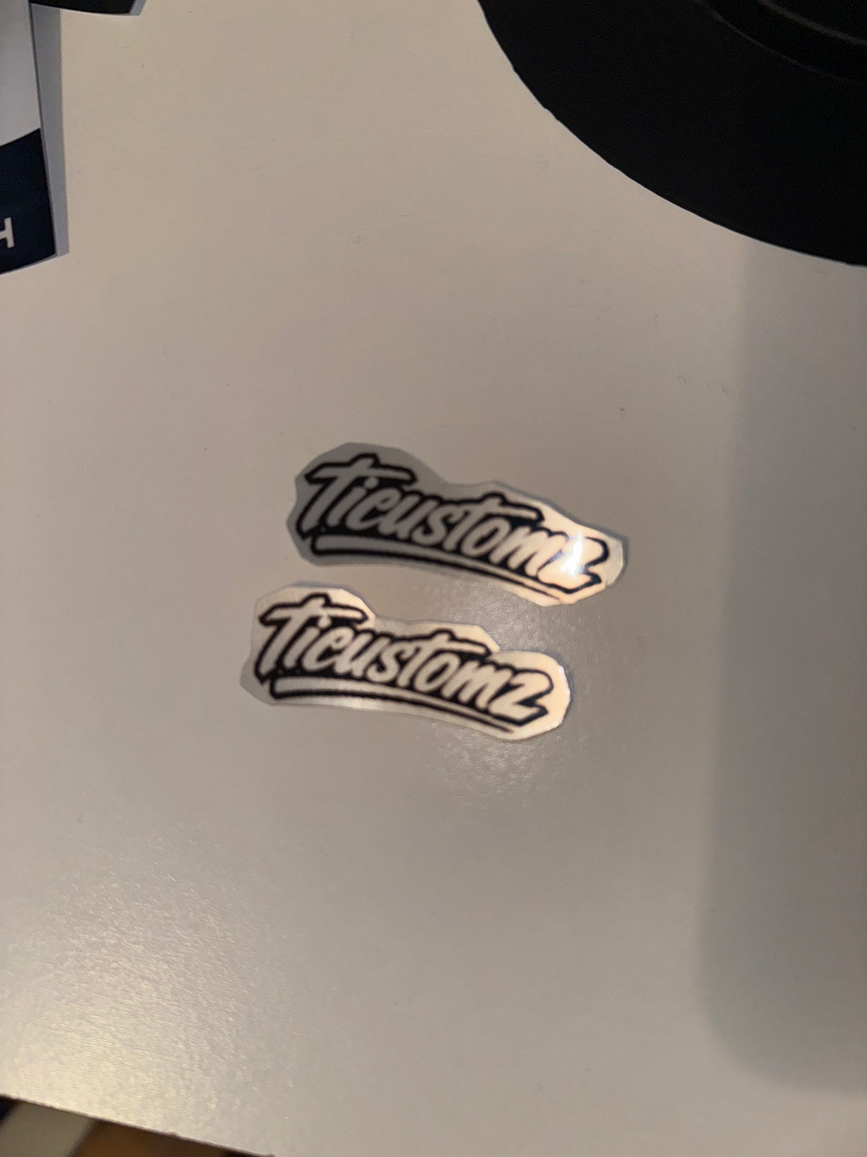 Chrome "ticustomz" stckers