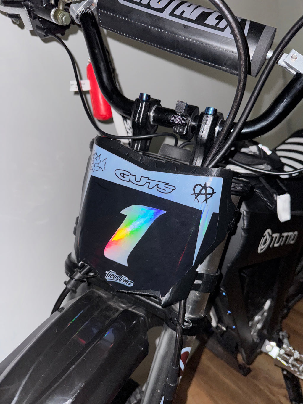 Motocutz plate decal (style 2)